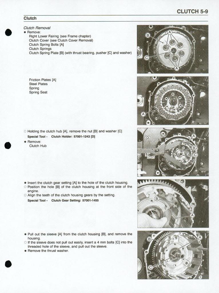 factory clutch setup, manual, oem, diagrams, pics, beginners read this